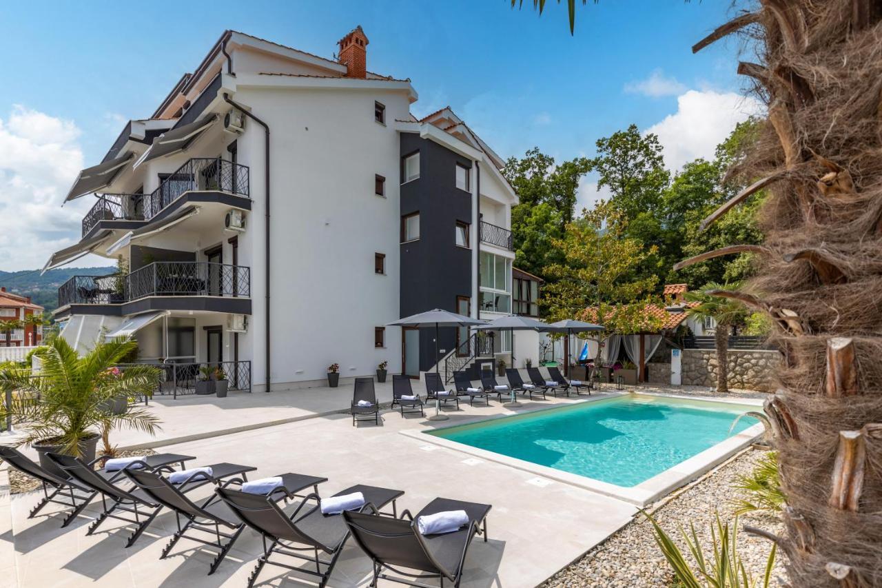 Villa Adriatic, Apartment Rebecca With Heated Swimming Pool, Sew View, Childrens Playground Ičići Exterior foto